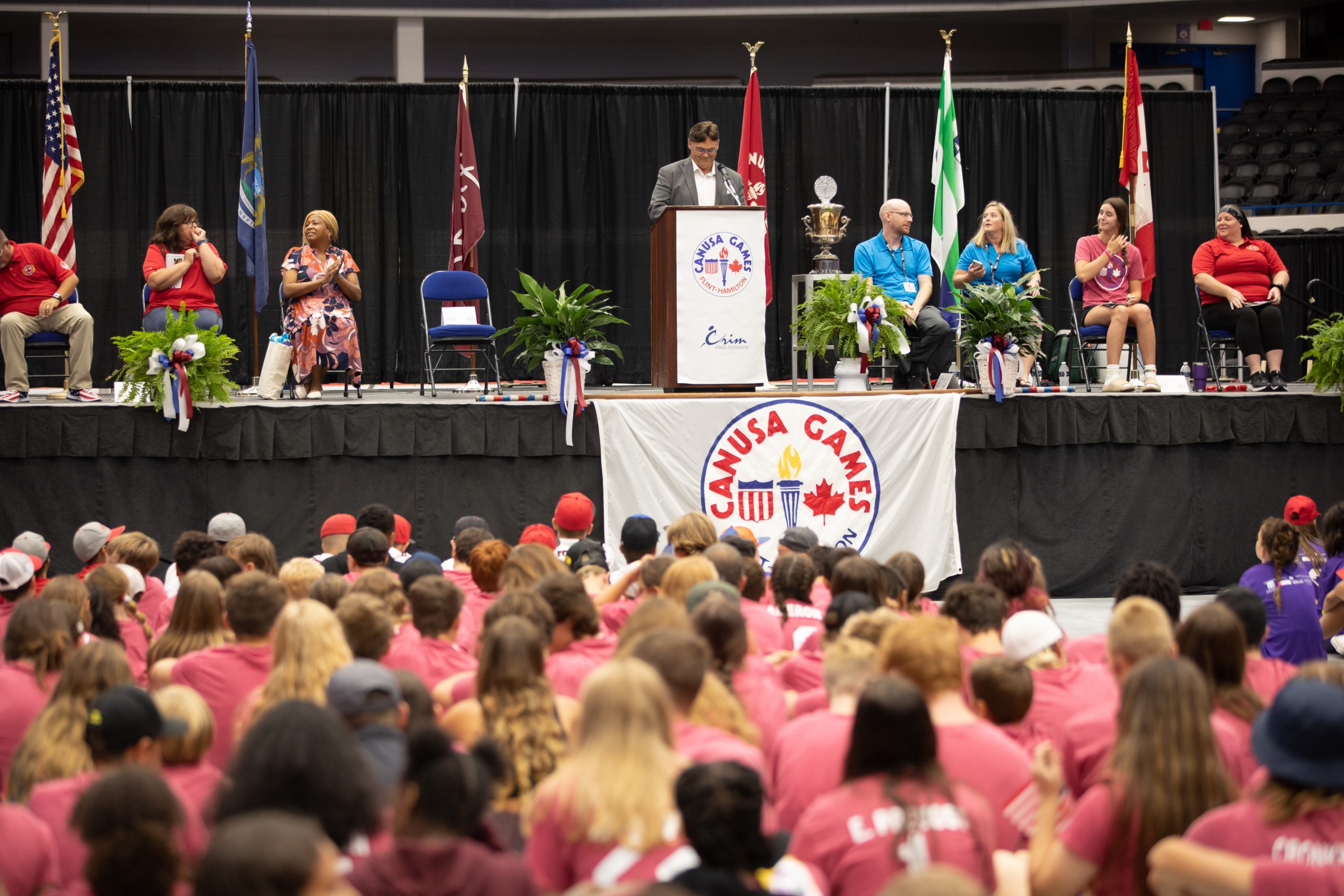 2022 CANUSA Opening Ceremony at the Dort Financial Event Center.